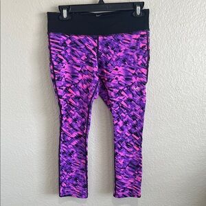 Nike Kids' Leggings in Purple and Pink Pattern